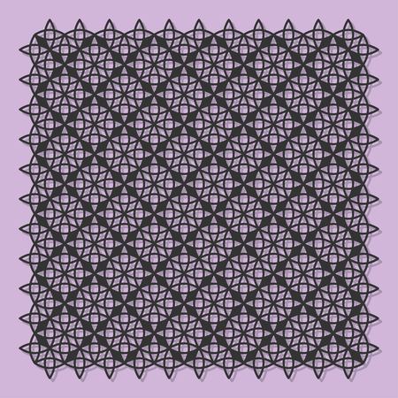 Decorative panel for laser cutting. French classic pattern. The ratio is 1: 1. Vector illustration.のイラスト素材