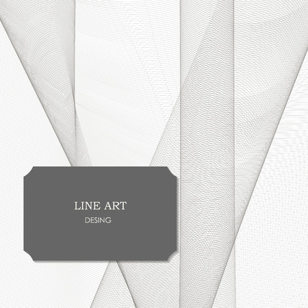 poster design templates in abstract style. vector illustration.のイラスト素材