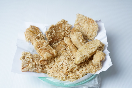 An iconic traditional street food gorengan from indonesiaの写真素材