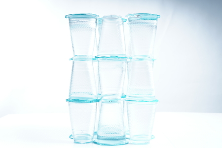 Ecologycal concept. Water preservation, water resources, purification, clear water, water leak. Lifestyle for healthcareの写真素材