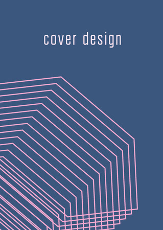 Abstract cover. Futuristic geometric template for banner, poster, flyer, brochure. Minimal trendy layout with halftone gradients. Abstract EPS 10 illustration. Minimalistic colorful cover.のイラスト素材