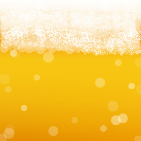 Beer with realistic bubblesのイラスト素材