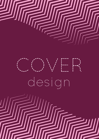 Abstract cover. Geometric future template for flyer, poster, brochure and invitation.のイラスト素材