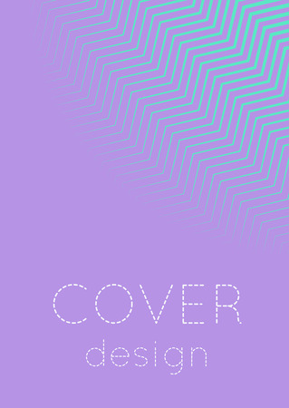 Abstract cover. Minimal trendy with halftone gradients.の写真素材