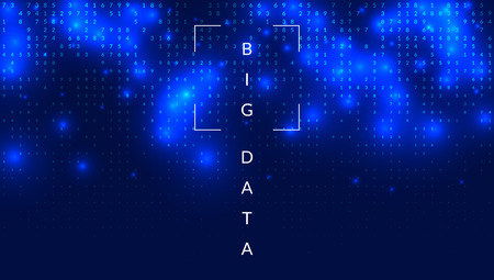 Quantum computing background. Technology for big data, visualization, artificial intelligence and deep learning. Design template for information concept. Digital quantum computing backdrop.のイラスト素材