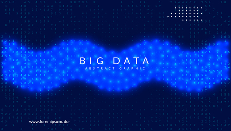 Deep learning background. Technology for big data, visualization, artificial intelligence and quantum computing. Design template for software concept. Futuristic deep learning backdrop.の写真素材