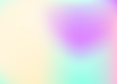 Holographic abstract background. Bright holographic backdrop with gradient mesh. 90s, 80s retro style. Iridescent graphic template for brochure, flyer, poster design, wallpaper, mobile screen.のイラスト素材