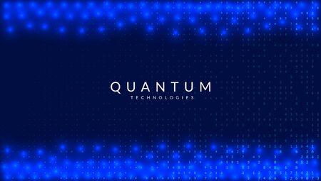 Big data background. Technology for visualization, artificial intelligence, deep learning and quantum computing. Design template for system concept. Colorful big data backdrop.のイラスト素材