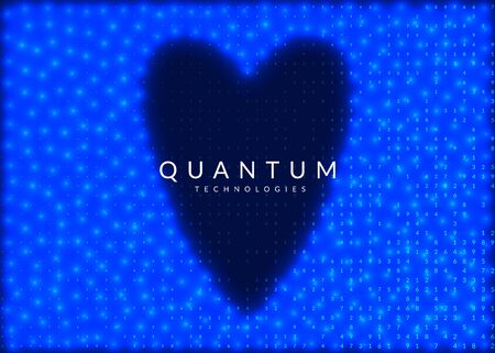 Big data background. Technology for visualization, artificial intelligence, deep learning and quantum computing. Design template for wireless concept. Abstract big data backdrop.のイラスト素材