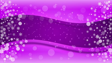 Xmas sales with ultraviolet snowflakes. New Year backdrop. Snow border for flyer, gift card, party invite, retail offer and ad. Christmas trendy background. Holiday snowy banner for xmas salesのイラスト素材