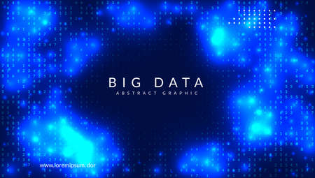Artificial intelligence background. Digital technology, deep learning and big data concept. Abstract tech visual for software template. Industrial artificial intelligence background.のイラスト素材