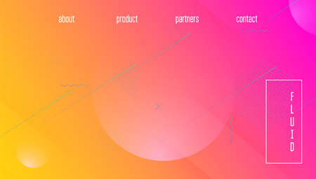 Geometric Cover. 3d Landing Page.