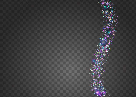 Holographic Confetti. Bokeh Glare. Modern Art. Shiny Design. Luxのイラスト素材