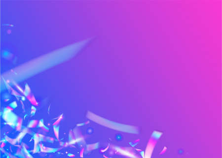 Bokeh Effect. Holographic Glitter. Disco Design.のイラスト素材