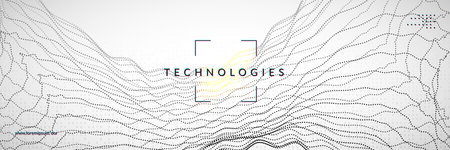 Big data concept. Digital technology abstract