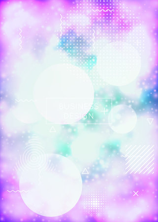liquid fluid. Shiny Vector. Tech Iridescent Composition. motion dots. Vibrant Flyer. rainbow texture. Modern shape. Violet Space Design. Blue Liquid Fluidのイラスト素材