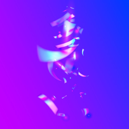 Neon Sparkles. purple blur effect. metal element. iridescent background. Laser Realistic Wallpaper. Birthday Tinsel. Fantasy Foil. Festive Art. Violet Neon Sparklesのイラスト素材