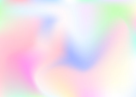 pearl texture. abstract background. Holographic Gradient. Blue Soft Gradient. Chrome cover. Unicorn Light. Neon Futuristic Illustration. metal shapes. Purple Pearlescent Textureのイラスト素材