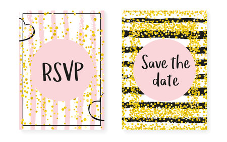 Polka Dot Sequins. Golden Marriage Textile. December Particle Set. Stripe Glow Frame. white offer. Black Glowing Stardust. Pink Birthday Effect. Stripe Polka Dot Sequinsのイラスト素材