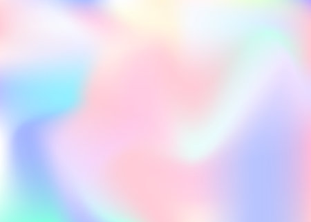 Pearlescent Gradient. Pastel Mesh. Hologram Texture. Holographicのイラスト素材