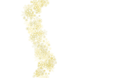 Christmas and New Year snowflakesのイラスト素材