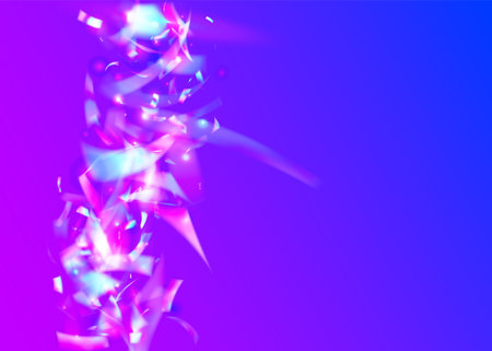 Birthday Sparkles. Shiny Burst. Carnival Glitter. Glitch Texture. Blur Abstract Gradient. Blue Laser Glare. Holiday Foil. Glamour Art. Violet Birthday Sparklesのイラスト素材