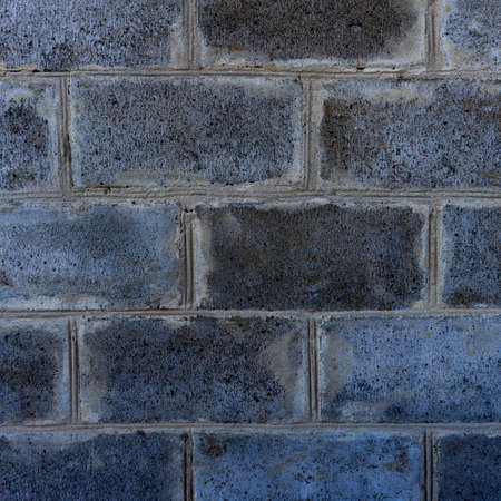 Texture or background of a gray brick wall