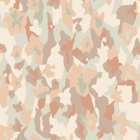 Camouflage pattern. Seamless background. Vector illustration.のイラスト素材
