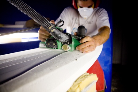 Surboard Shapingの写真素材