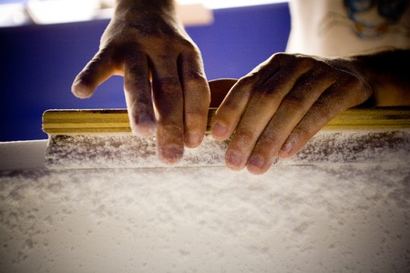 Surfboard shapingの写真素材