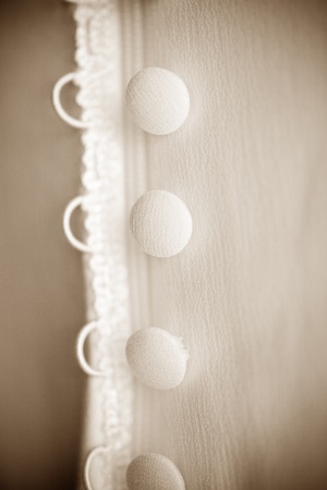 Wedding dress buttons