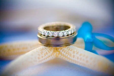 Wedding ringsの写真素材