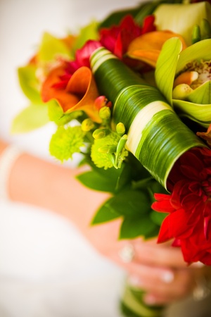 Wedding bouquetの写真素材