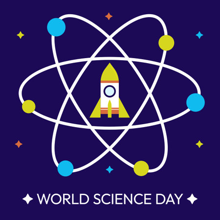 Science fiction day poster design.のイラスト素材