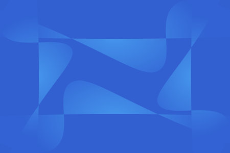 Abstract blue background with the effect of gradient frame shape banner.