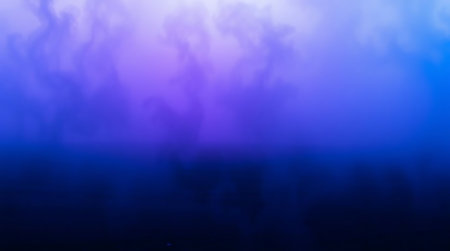 abstract blue and purple fog background.の素材