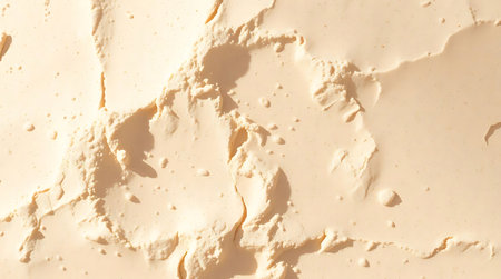 Close-up texture of a cream cheesebe used as backgroundの素材
