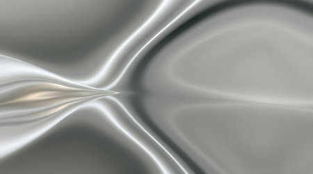 abstract background with smooth lines in gray and white color illustration.の素材