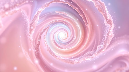 Abstract 3d rendering of spiral. Creative design background with copy space.の素材