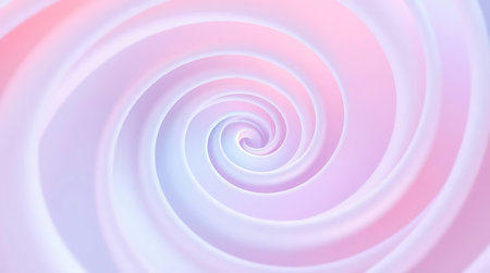 Abstract background of pink and white spiral. 3d rendering, 3d illustration.の素材