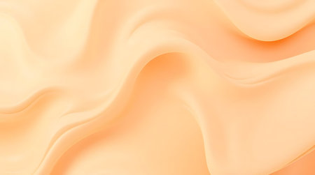 Abstract background of orange silk or satin. 3d rendering, 3d illustration.の素材