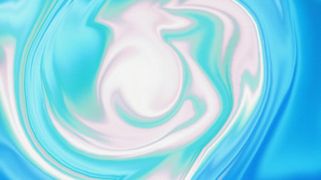 Abstract Noise Swirls of Turquoise, Cyan, and White texture.
