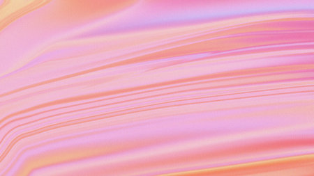 Abstract Flowing Pink and Orange Swirls.