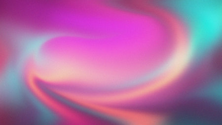 Vibrant Abstract Swirl of Pink, Teal, and Orange Colors.