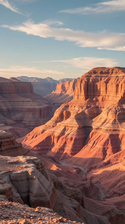 Canyon lands arid landscape geological sandstoneの素材