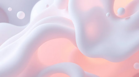 Abstract background of milk. 3d rendering, 3d illustration.の素材
