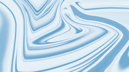 abstract blue background with smooth lines and waves illustrationの写真素材