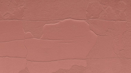 Texture of old rustic wall covered with pink stucco. Abstract background for design.