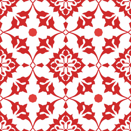Intricate Islamic patterns showcase geometric elegance, intertwining lines, and vibrant motifs. Symmetry prevails, creating mesmerizing designs that reflect unity and connection to the divine.の素材