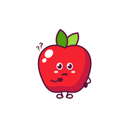 Cute funny apple make gym set collection. Vector flat line cartoon kawaii character illustration icon. Isolated on white background. Apple fruit workout character bundle conceptのイラスト素材